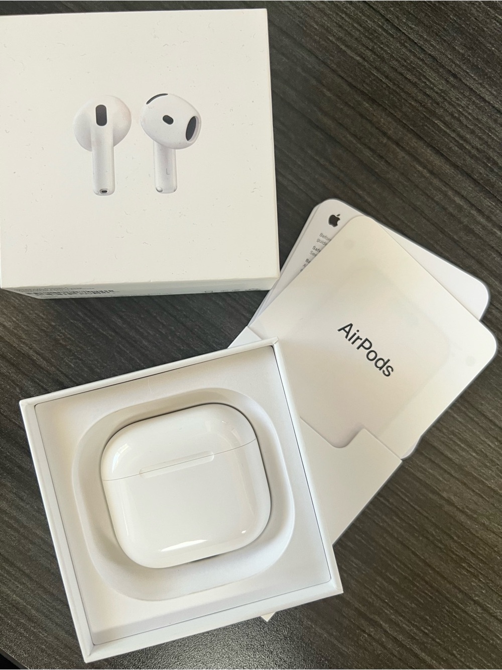 Apple AirPods 4 Noise Cancelling Wireless Earbuds with White Charging Case NIB